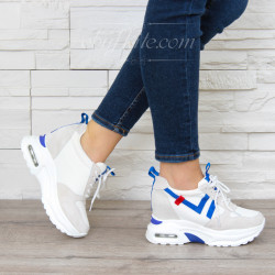 ДАМСКИ КЕЦОВЕ НА ПЛАТФОРМА 1101-QQ51949 WHITE