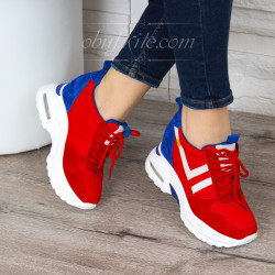 ДАМСКИ КЕЦОВЕ НА ПЛАТФОРМА 1101-QQ51949 RED