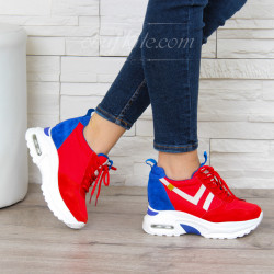 ДАМСКИ КЕЦОВЕ НА ПЛАТФОРМА 1101-QQ51949 RED