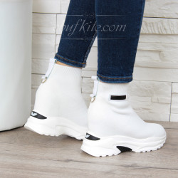 ДАМСКИ КЕЦОВЕ НА ПЛАТФОРМА 1101-2381947 WHITE