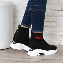 ДАМСКИ КЕЦОВЕ НА ПЛАТФОРМА 1101-2381947 BLACK