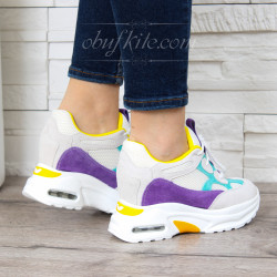 ДАМСКИ КЕЦОВЕ НА ПЛАТФОРМА 1101-QQ81950 WHITE