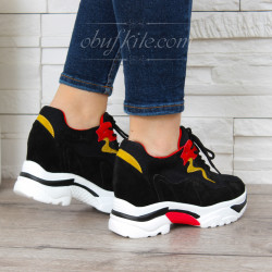 ДАМСКИ КЕЦОВЕ НА ПЛАТФОРМА 1101-QQ61950 BLACK