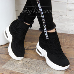 ДАМСКИ КЕЦОВЕ НА ПЛАТФОРМА 1901-QQ21950 BLACK