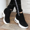 ДАМСКИ КЕЦОВЕ НА ПЛАТФОРМА 1901-QQ21950 BLACK