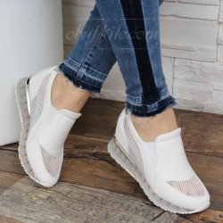 ДАМСКИ КЕЦОВЕ НА ПЛАТФОРМА 2501-HFD251928 WHITE