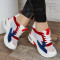 ДАМСКИ КЕЦОВЕ НА ПЛАТФОРМА 2901-1751946 WHITE-RED