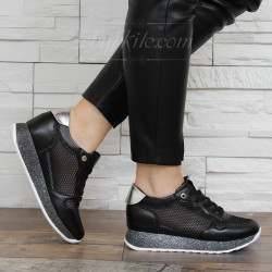 ДАМСКИ КЕЦОВЕ НА ПЛАТФОРМА 2901-1861928 BLACK