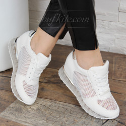 ДАМСКИ КЕЦОВЕ НА ПЛАТФОРМА 2901-1691928 WHITE