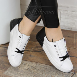 ДАМСКИ ГУМЕНКИ 2901- 3051919 WHITE-BLACK