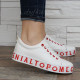 ДАМСКИ ГУМЕНКИ 0302-LY0191920 WHITE-RED