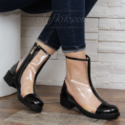 ДАМСКИ СИЛИКОНОВИ БОТИ 0302-GF0801931 BLACK