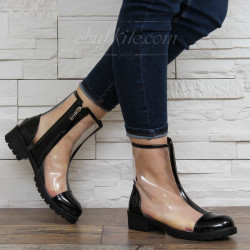 ДАМСКИ СИЛИКОНОВИ БОТИ 0302-GF0801931 BLACK