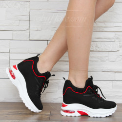 ДАМСКИ КЕЦОВЕ НА ПЛАТФОРМА 0902-2531950 BLACK