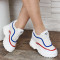 ДАМСКИ КЕЦОВЕ НА ПЛАТФОРМА 0902-2591950 WHITE