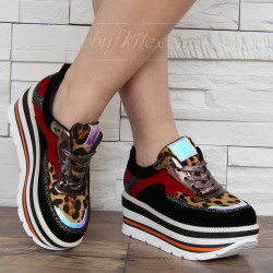 ДАМСКИ КЕЦОВЕ НА ПЛАТФОРМА 0902-R4191931 BLACK