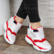 ДАМСКИ КЕЦОВЕ НА ПЛАТФОРМА 1202-181071935 WHITE-RED