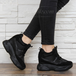 ДАМСКИ КЕЦОВЕ НА ПЛАТФОРМА 1202-181011935 BLACK