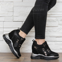 ДАМСКИ КЕЦОВЕ НА ПЛАТФОРМА 1202-1809071935 BLACK
