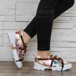 ДАМСКИ МАРАТОНКИ 1202-3211938 WHITE-MULTI