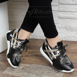 ДАМСКИ МАРАТОНКИ 16-SS1202 04 BLACK-GREY