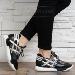ДАМСКИ МАРАТОНКИ 16-SS1202 04 BLACK-GREY
