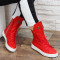 ДАМСКИ КЕЦОВЕ ЕСТЕСТВЕНА КОЖА 2702-0011900 RED-WHITE