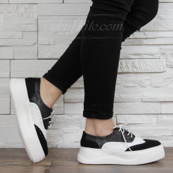 ДАМСКИ ЕЖЕДНЕВНИ ОБУВКИ 1303-G2981924 WHITE-BLACK