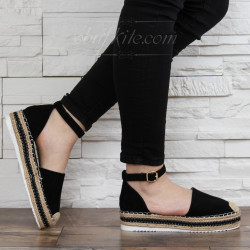 ДАМСКИ САНДАЛИ НА ПЛАТФОРМА 1303-99691924 BLACK