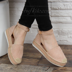ДАМСКИ САНДАЛИ НА ПЛАТФОРМА 1303-99691924 PINK