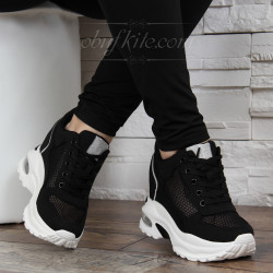 ДАМСКИ КЕЦОВЕ НА ПЛАТФОРМА 2303-1731945 BLACK