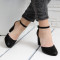 ДАМСКИ САНДАЛИ НА ТОК 2903-1171923 BLACK-PU