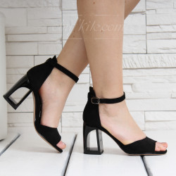 ДАМСКИ САНДАЛИ НА ТОК - R841932 BLACK