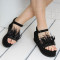 ДАМСКИ САНДАЛИ НА ПЛАТФОРМА - 8019327 BLACK