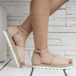 ДАМСКИ САНДАЛИ - JY0219320 BEIGE