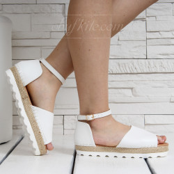 ДАМСКИ САНДАЛИ - JY0219320 WHITE