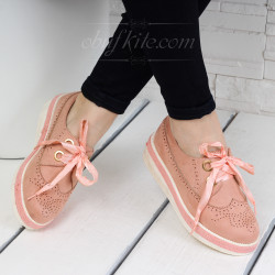 ДАМСКИ ЕЖЕДНЕВНИ ОБУВКИ НА ПЛАТФОРМА 0804-556101911 PINK