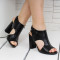 ДАМСКИ САНДАЛИ НА ТОК 1304-501927 BLACK