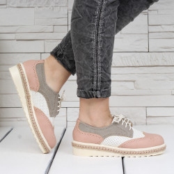 ДАМСКИ ЕЖЕДНЕВНИ ОБУВКИ 1704-68511913 PINK-MULTI