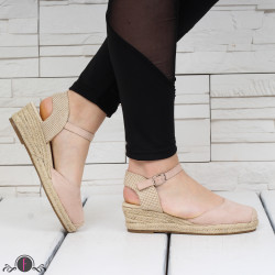 ДАМСКИ ОБУВКИ НА ПЛАТФОРМА - 10051918 BEIGE