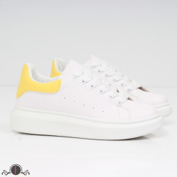 МЪЖКИ КЕЦОВЕ - 23071904 WHITE/YELLOW