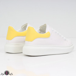 МЪЖКИ КЕЦОВЕ - 23071904 WHITE/YELLOW
