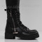 ДАМСКИ БОТИ - 1910-4040202669 BLACK-PU