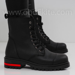 ДАМСКИ БОТИ - 1910-250202071 BLACK-PU