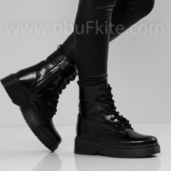 ДАМСКИ БОТИ - 1910-3050202172 BLACK-LACI