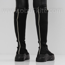 ДАМСКИ БОТУШИ - 1910-6284202574 BLACK