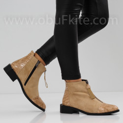ДАМСКИ БОТИ - 1509-402202417 BEIGE