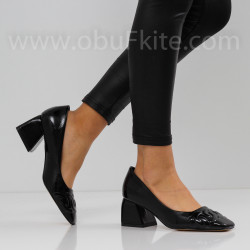 ДАМСКИ ОБУВКИ НА ТОК - 0311-955202001 BLACK-LACI