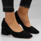 ДАМСКИ ОБУВКИ НА ТОК - 0311-955202001 BLACK