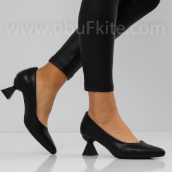 ДАМСКИ ОБУВКИ НА ТОК - 1910-0220202011 BLACK-PU